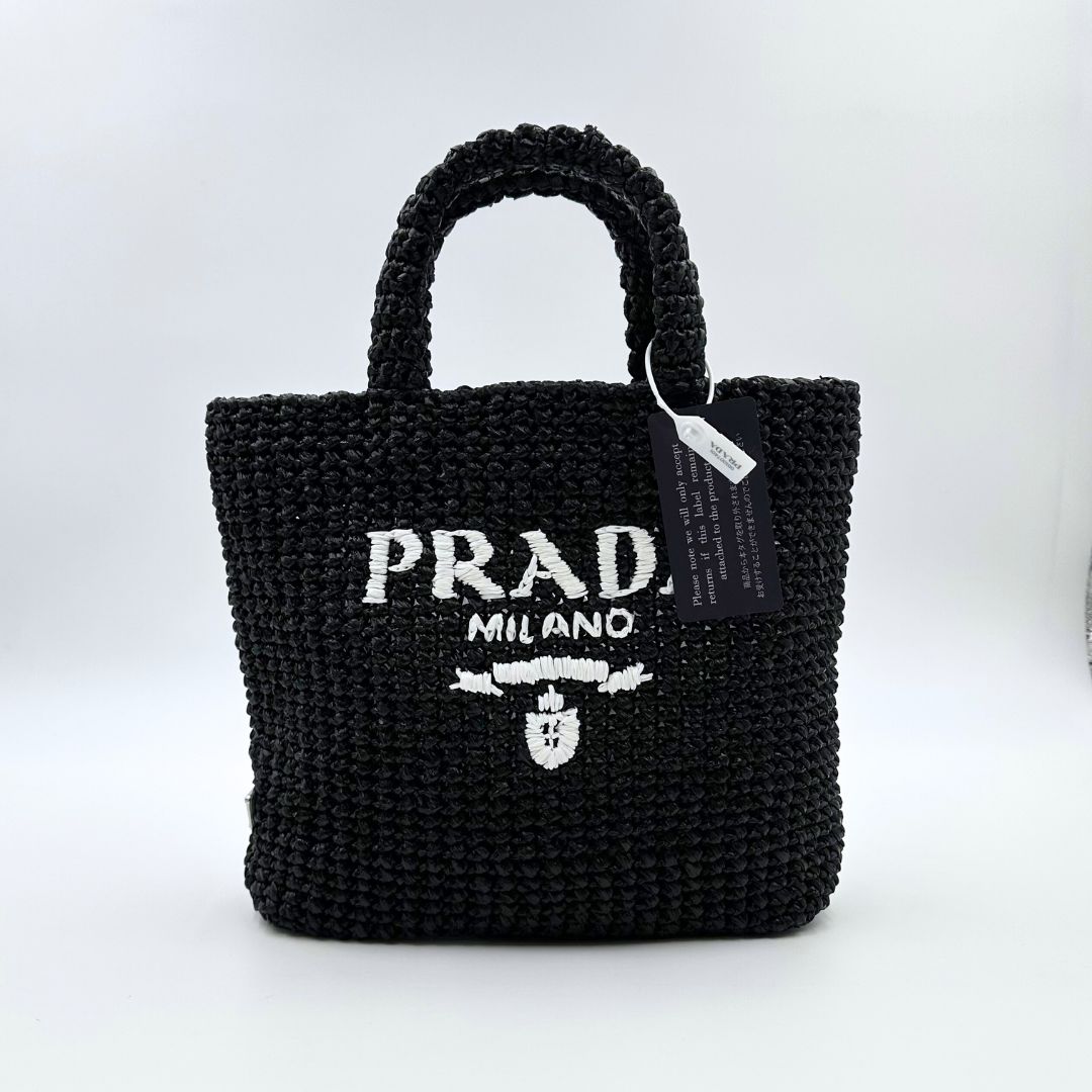 新古品】Prada スモール クロシェ トートバッグ ハンドバッグ - メルカリ