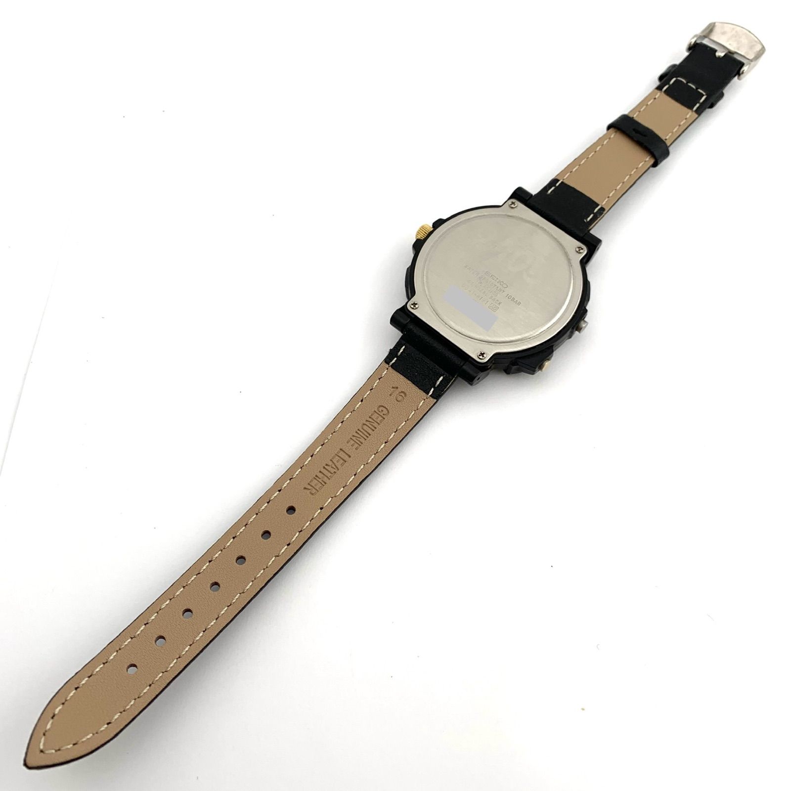 ジャンク】SEIKO V041-9131 クォーツ 腕時計 ゴールド文字盤 1 - メルカリ