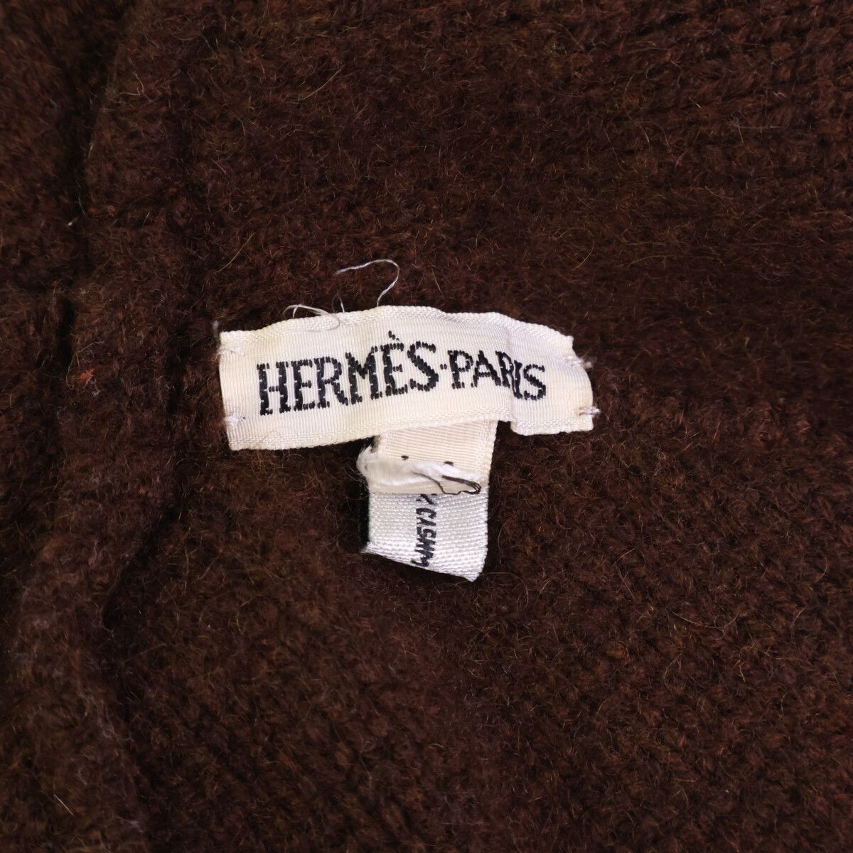 HERMES エルメス マルジェラ期 Hロゴ カシミヤ ニット帽 - メルカリ