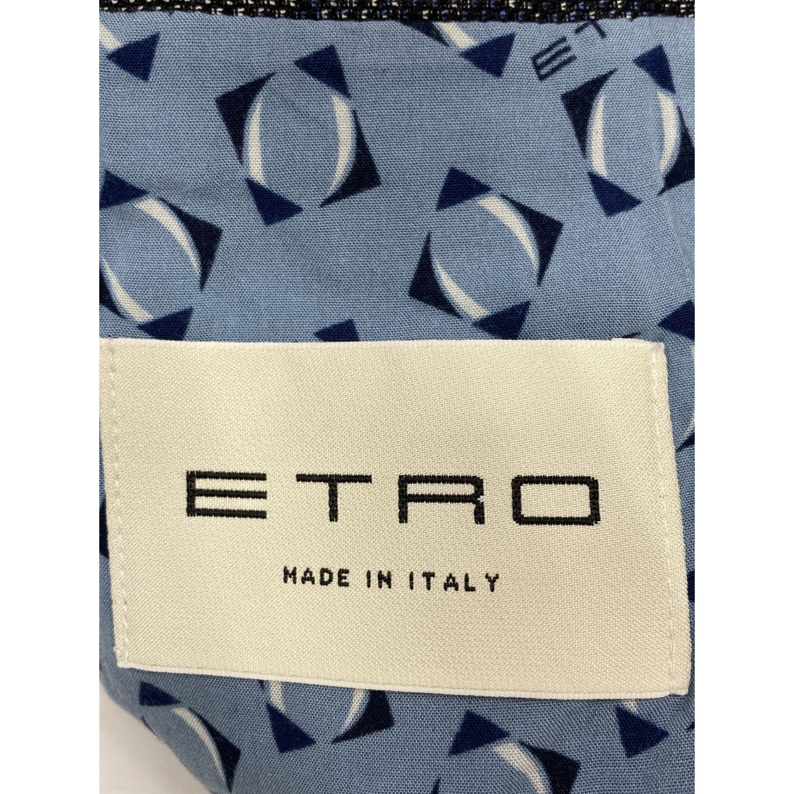 ETRO エトロ ﾈｲﾋﾞｰ ﾍﾟｲｽﾞﾘｰ柄 ｳｰﾙ ｾｯﾄｱｯﾌﾟ 46 - メルカリ