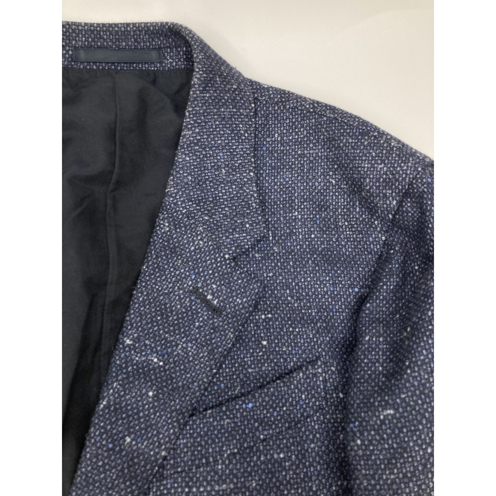 Ermenegildo Zegna エルメネジルドゼニア ﾈｲﾋﾞｰ Siena ｶｼﾐﾔｼﾙｸ混 2B