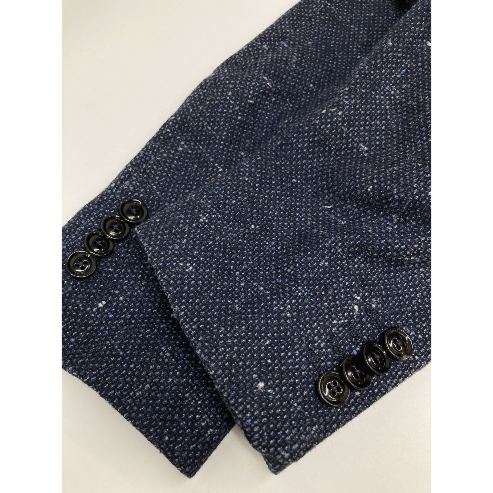 Ermenegildo Zegna エルメネジルドゼニア ﾈｲﾋﾞｰ Siena ｶｼﾐﾔｼﾙｸ混 2B