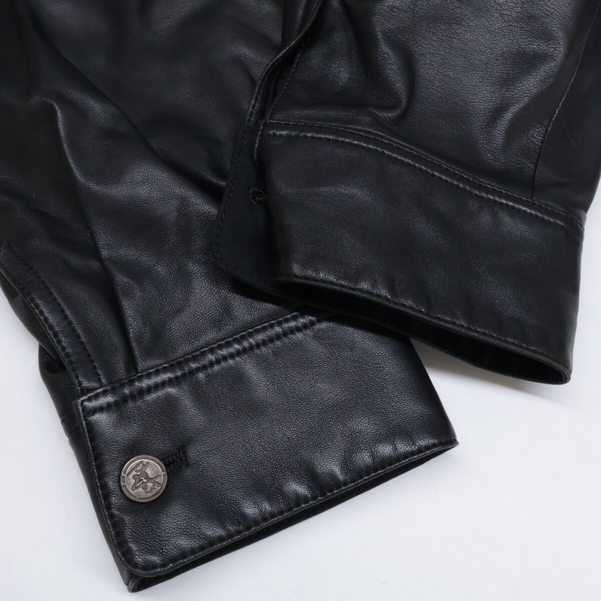 PAPAS パパス ﾌﾞﾗｯｸ ﾗﾑﾚｻﾞｰ ｼﾞｯﾌﾟｼﾞｬｹｯﾄ L - メルカリ