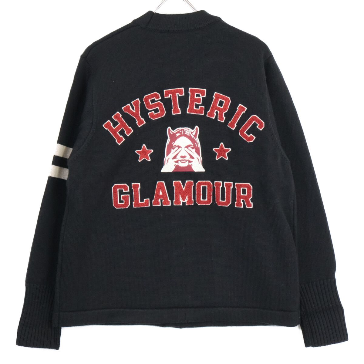 HYSTERIC GLAMOUR ヒステリックグラマー ﾌﾞﾗｯｸ 24AW SEE NO EVIL刺繍