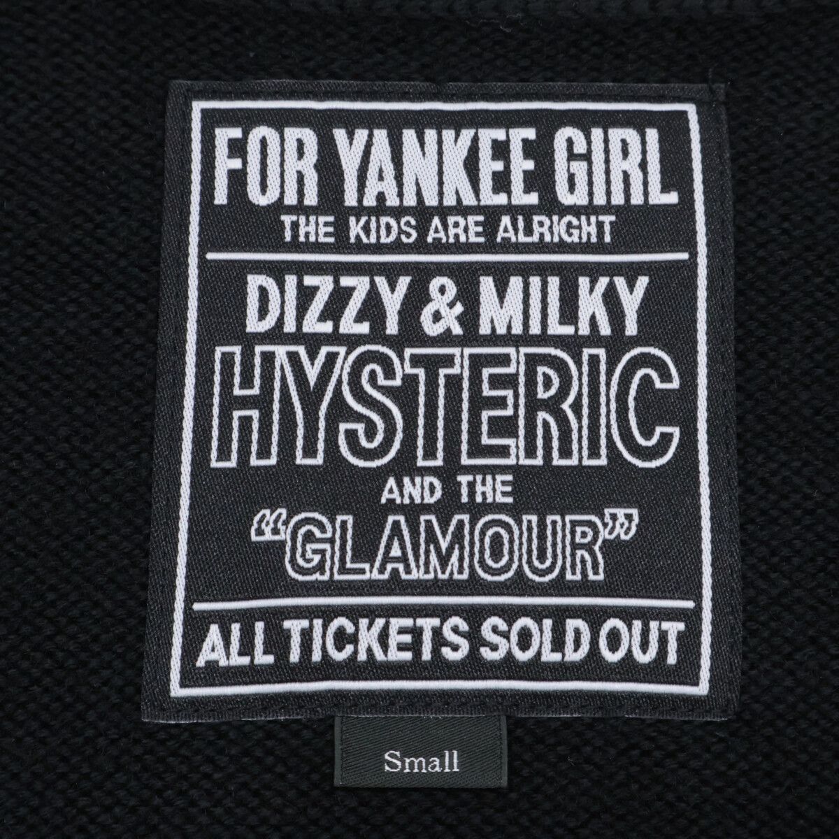 HYSTERIC GLAMOUR ヒステリックグラマー ﾌﾞﾗｯｸ 24AW SEE NO EVIL刺繍