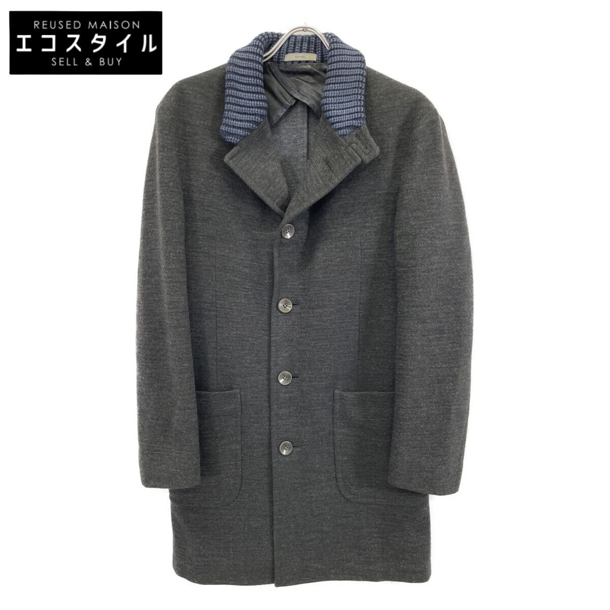 【新品】BOGLIOLI チェスターコート　色 グレー　サイズ 48 BOGLIOLI ボリオリ C2201E DOVERﾄﾞｰｳﾞｧｰ ﾁｬｺｰﾙｸﾞﾚｰ ﾁｪｽﾀｰｺｰﾄ 48 - メルカリ