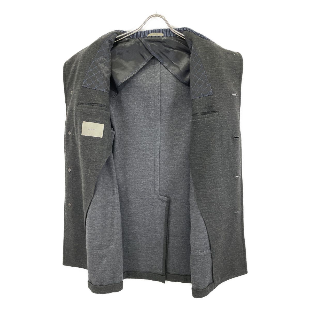 BOGLIOLI ボリオリ C2201E DOVERﾄﾞｰｳﾞｧｰ ﾁｬｺｰﾙｸﾞﾚｰ ﾁｪｽﾀｰｺｰﾄ 48 - メルカリ