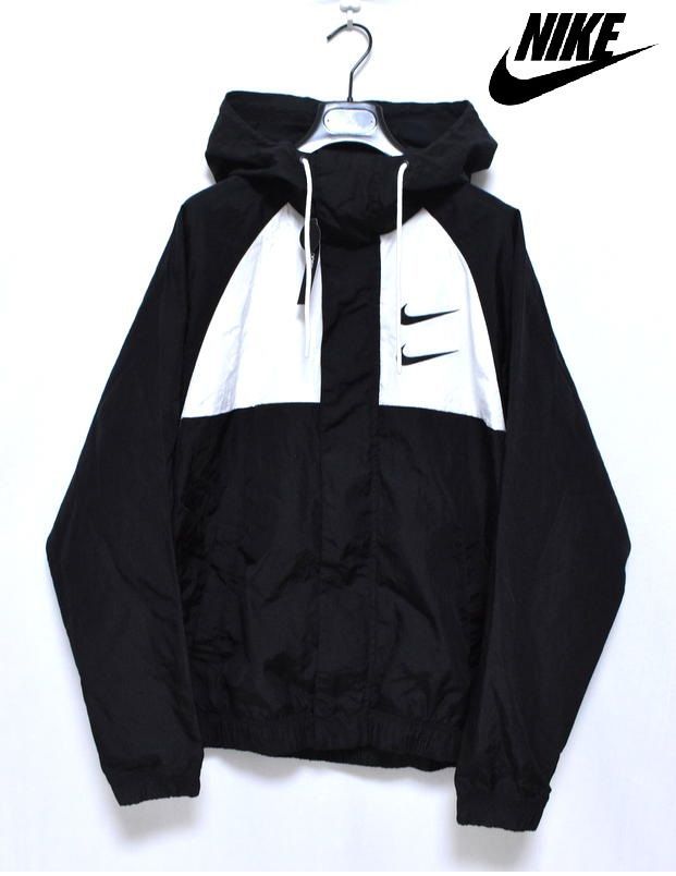 新品 NIKE SWOOSH WOVEN ジャケット M CJ4889-011 ナイキ スウッシュ