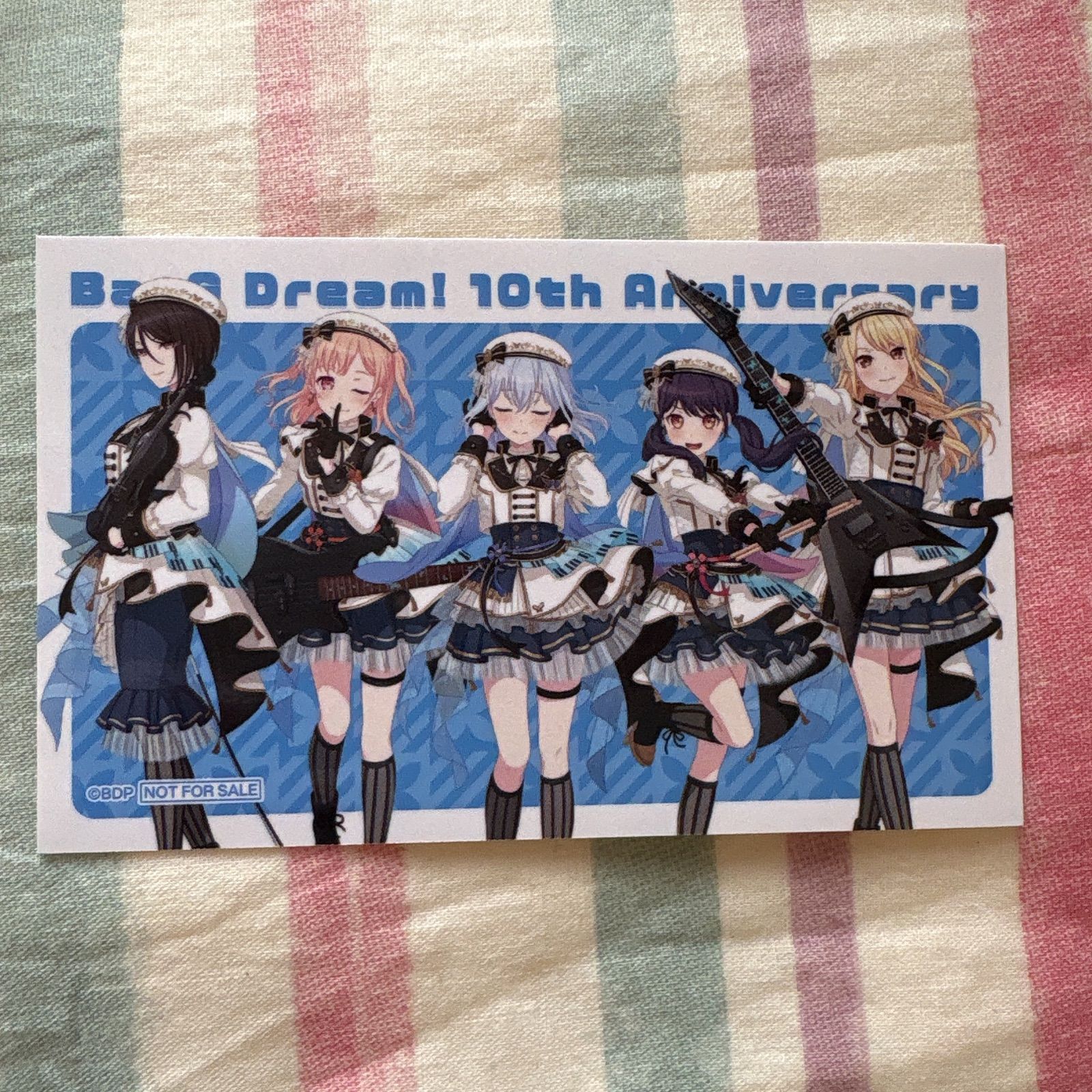 バンドリ 10th Anniversary 記念 POPUP 特典 ステッカー Morfonica