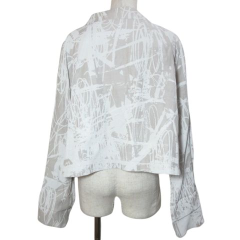 メフウ 芽風 MEFU センソユニコ ジャケット 12125009 プリント 総柄