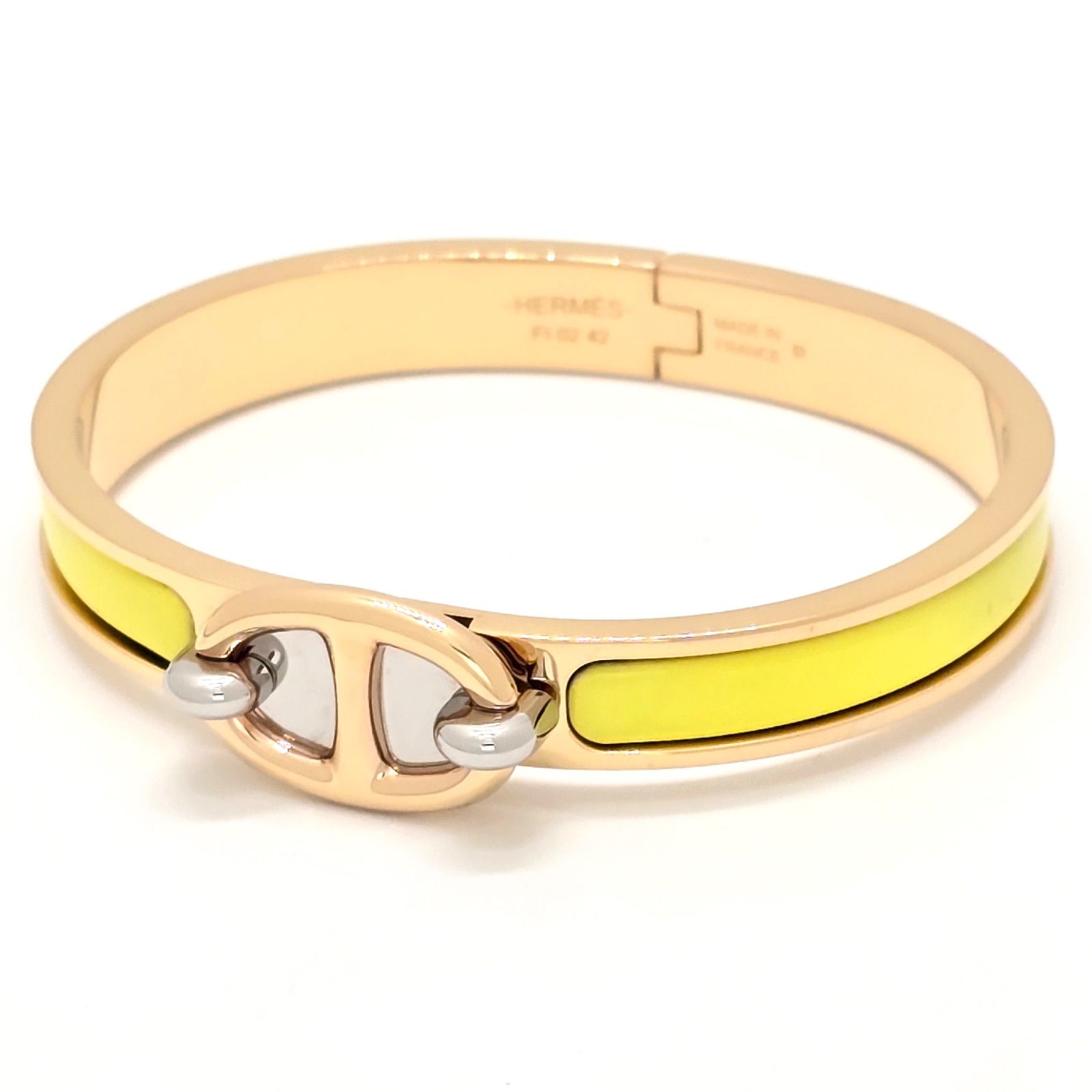 HERMES エルメス エナメルブレスレット ミニ・クリック/シェーヌ 