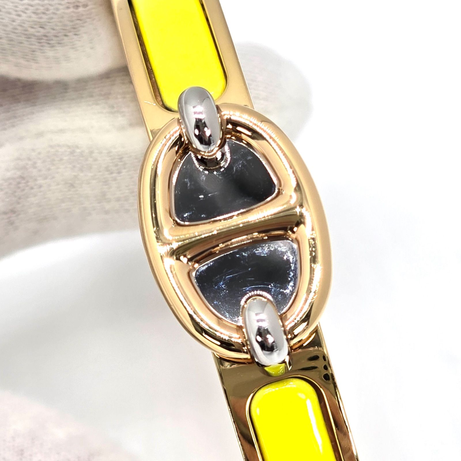 HERMES エルメス エナメルブレスレット ミニ・クリック/シェーヌ 