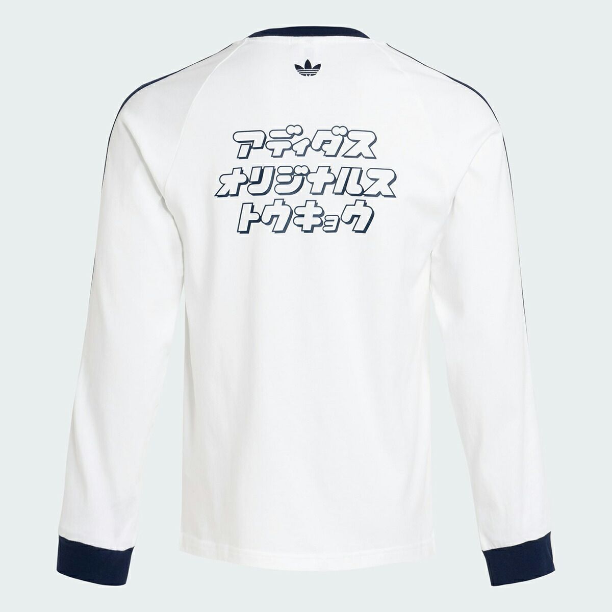 アディダス トーキョー カタカナ ロングスリーブ Tシャツ ホワイト