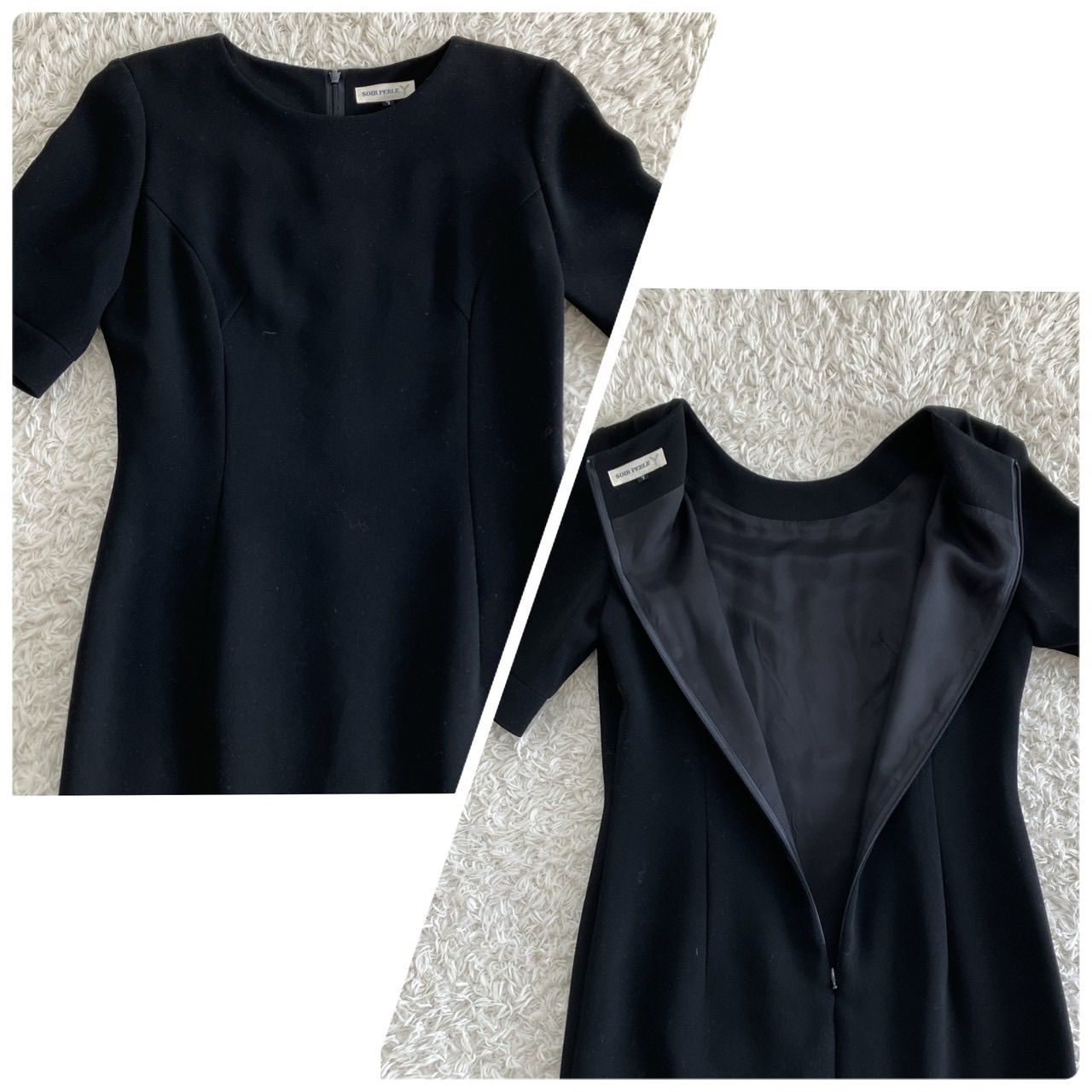 未使用級！高級ライン！東京ソワール SOIR PERLE ブラックフォーマル