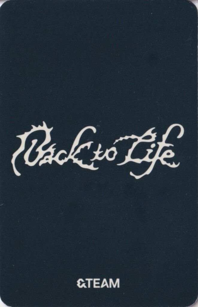 Back to Life ソロジャケット盤　ニコラス　NICHOLAS セット &TEAM Back to Life ソロ盤NICHOLAS セット - メルカリ