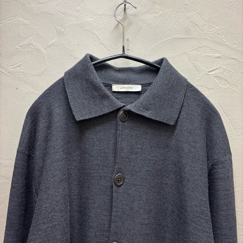 LEMAIRE ルメール 23SS KNIT CARDIGAN カーディガン TO1040 グレー系