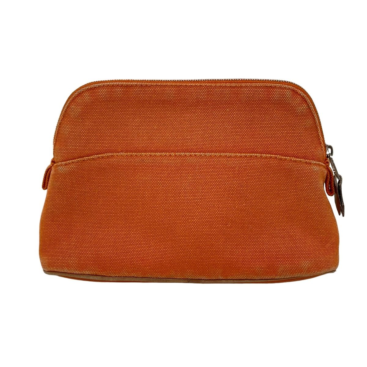 HERMES(エルメス) ポーチ ボリードポーチ20 オレンジ レザー - メルカリ