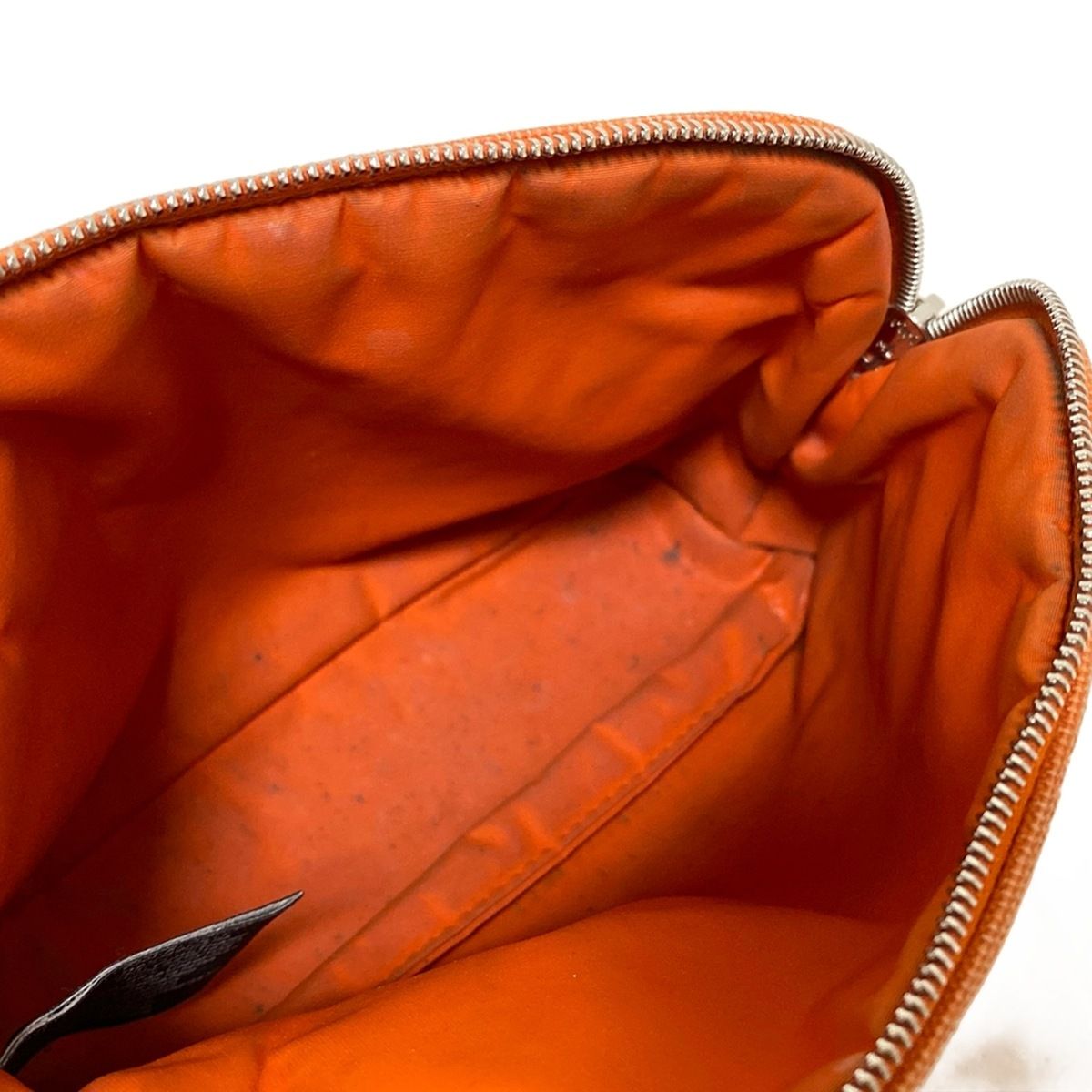 HERMES(エルメス) ポーチ ボリードポーチ20 オレンジ レザー - メルカリ