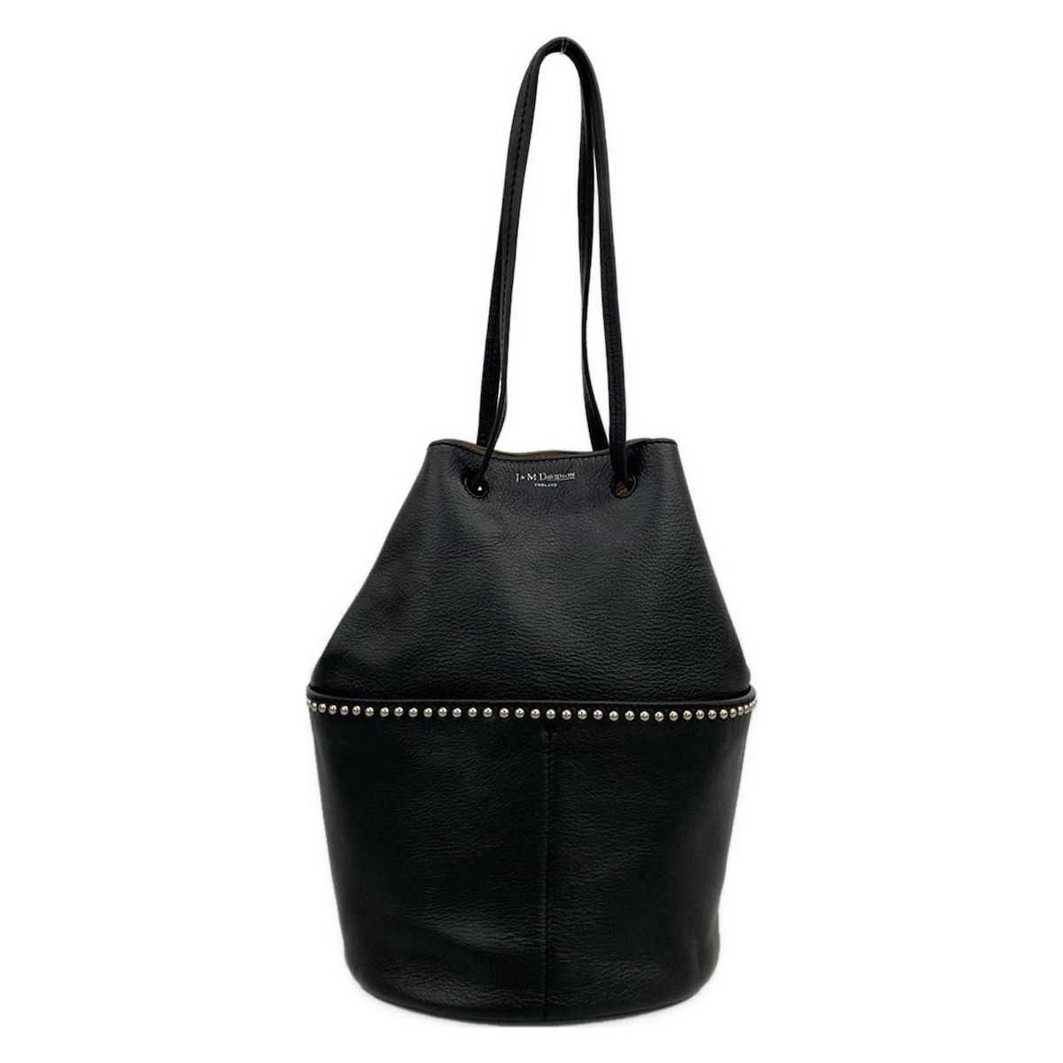 J&M Davidson✨デイジー ウィズ スタッズ 巾着 黒 バンドバッグ J&MDavidson(ジェイ&エムデヴィッドソン) トートバッグ デイジー