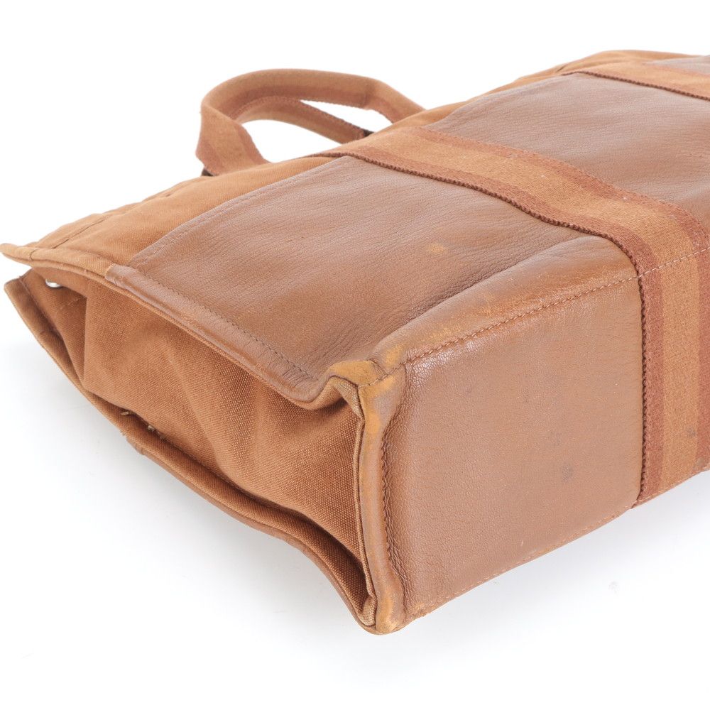 美品 エルメス フールトゥ MM ハーフ レザー トート バッグ ビジネス