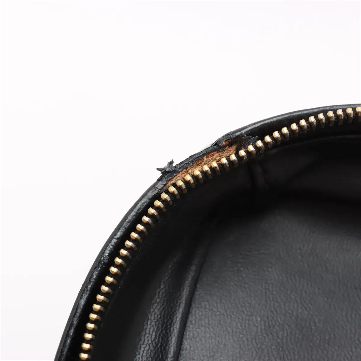 美品 シャネル シリアルシール付 ココマーク バニティバッグ レザー  