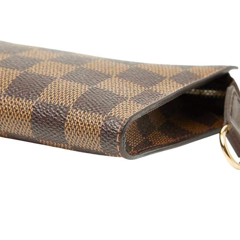 ルイ ヴィトン ダミエ マレ 付属ポーチ ブラウン PVC レディース LOUIS