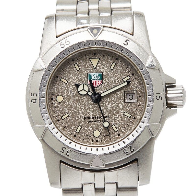 タグホイヤー プロフェッショナル 959.708G-2 グレー シルバー