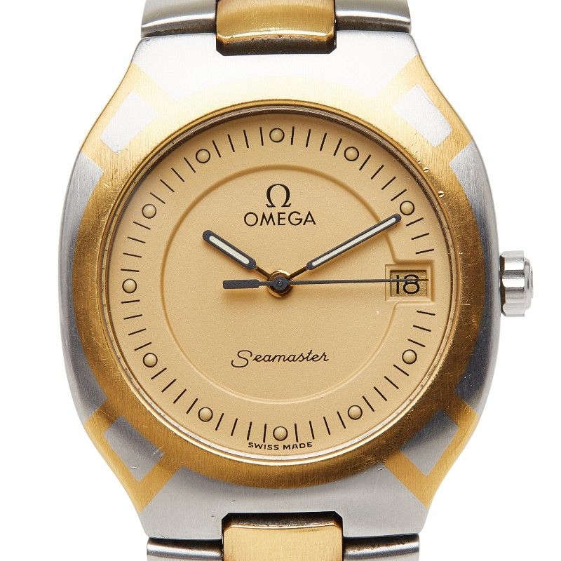 オメガ ポラリス シーマスター 396.102﻿2 ゴールド シルバー