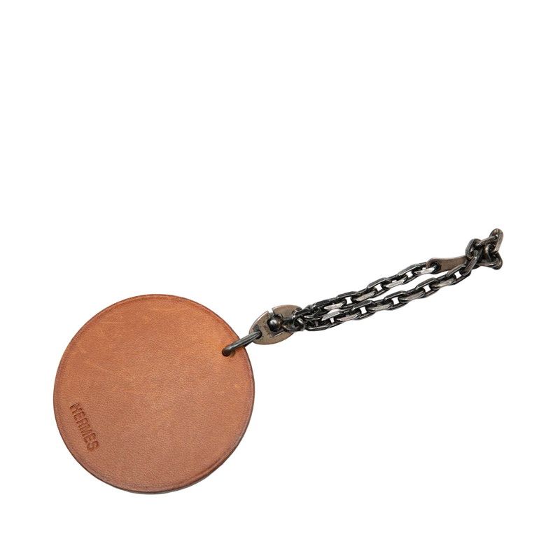 エルメス クマ 熊 モチーフ バッグチャーム キーホルダー ブラウン