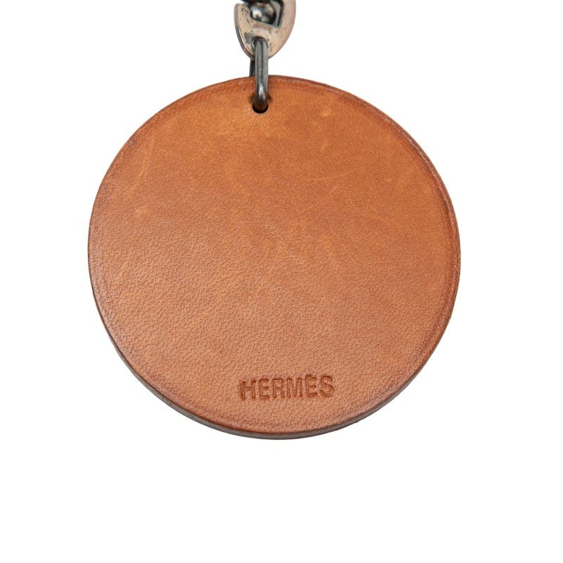 エルメス クマ 熊 モチーフ バッグチャーム キーホルダー ブラウン