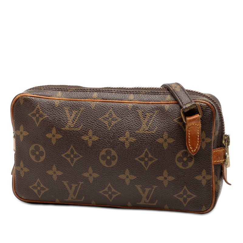 ルイ ヴィトン モノグラム ポシェット マルリー バンドリエール 斜め