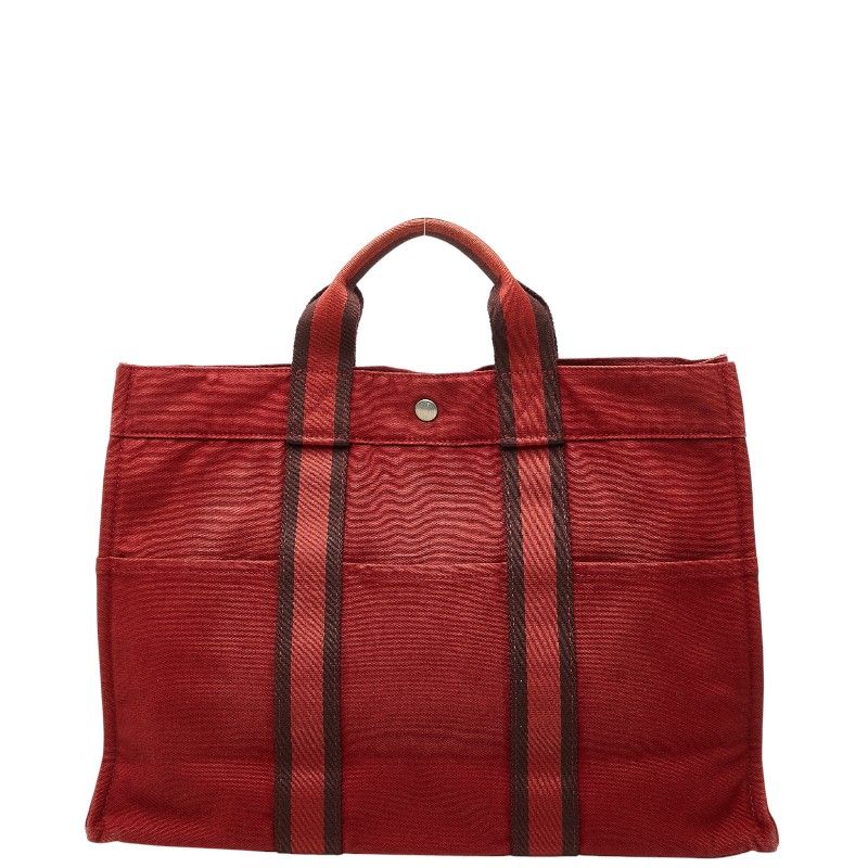 エルメス フールトゥ トートMM トートバッグ ハンドバッグ レッド