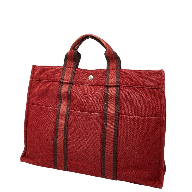 エルメス フールトゥ トートMM トートバッグ ハンドバッグ レッド