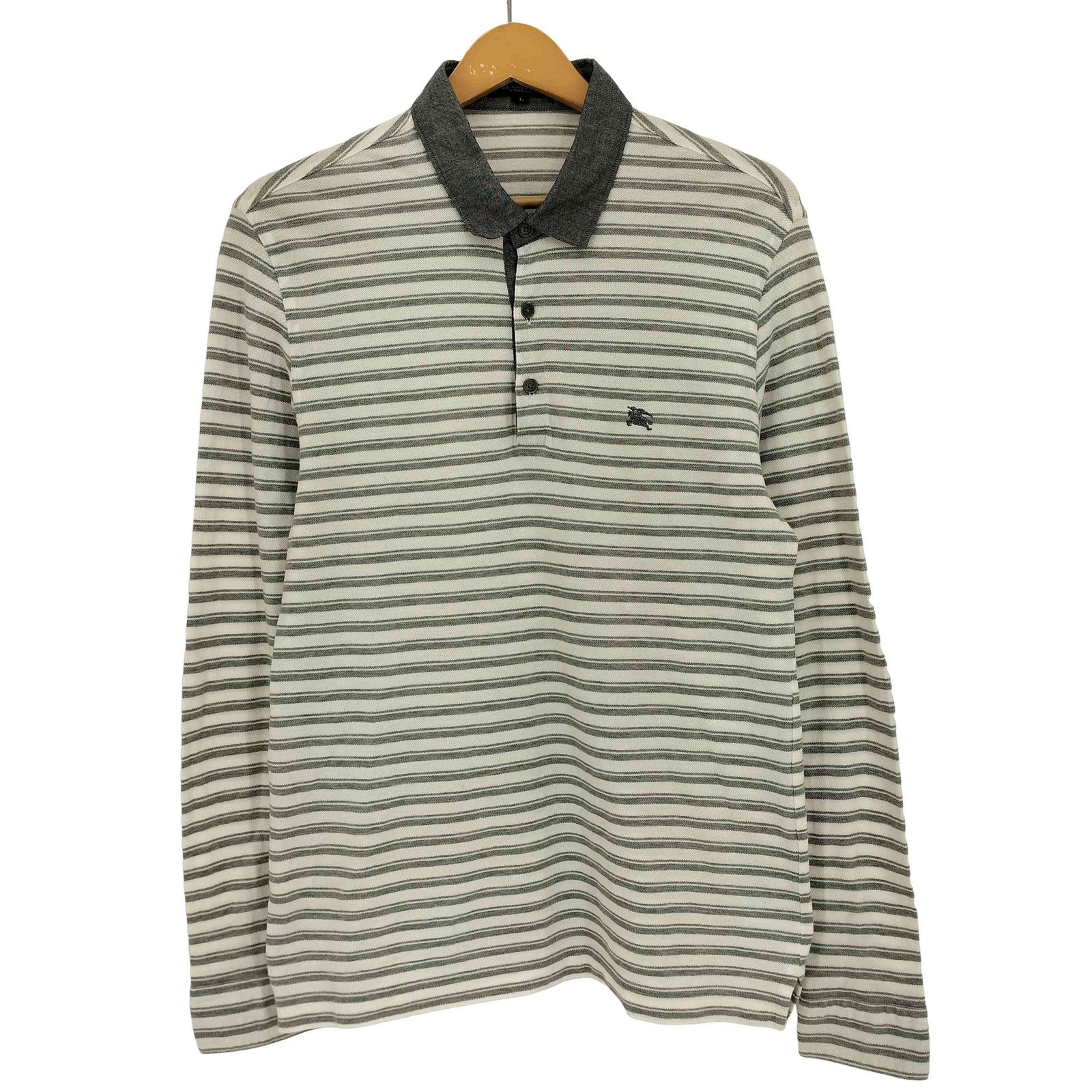 バーバリーロンドン BURBERRY LONDON ボーダー ワンポイントロゴ刺繍