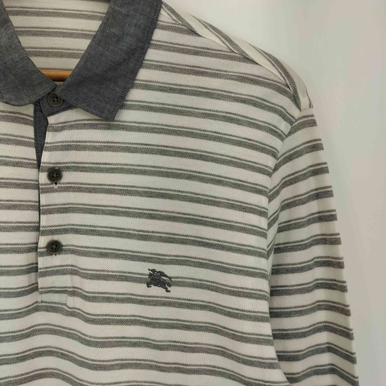 バーバリーロンドン BURBERRY LONDON ボーダー ワンポイントロゴ刺繍