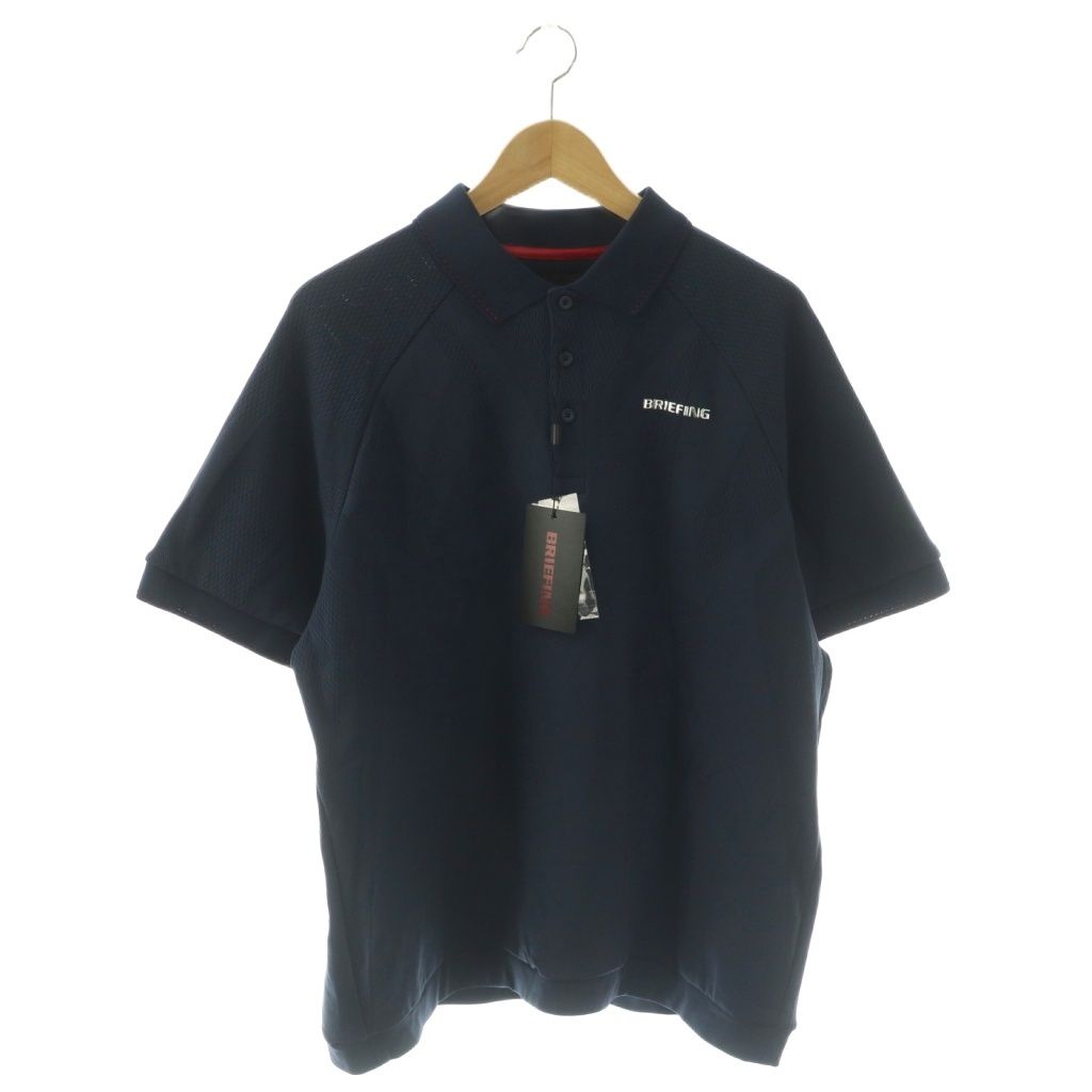 ブリーフィング BRIEFING ポロシャツ 半袖 XL ネイビー BRG241M45 /DO