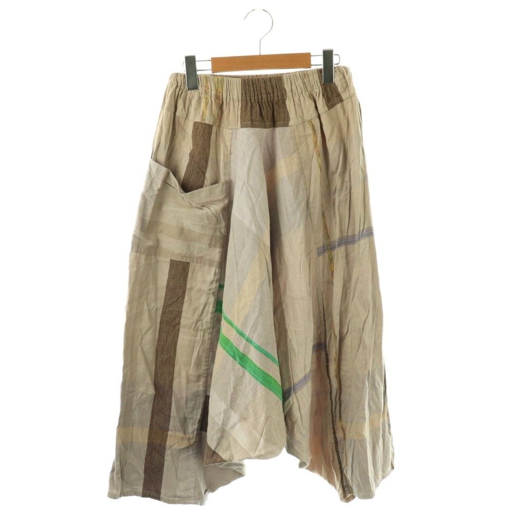 玉木新雌 タマキニイメ tamaki niime サルエルパンツ ベージュ