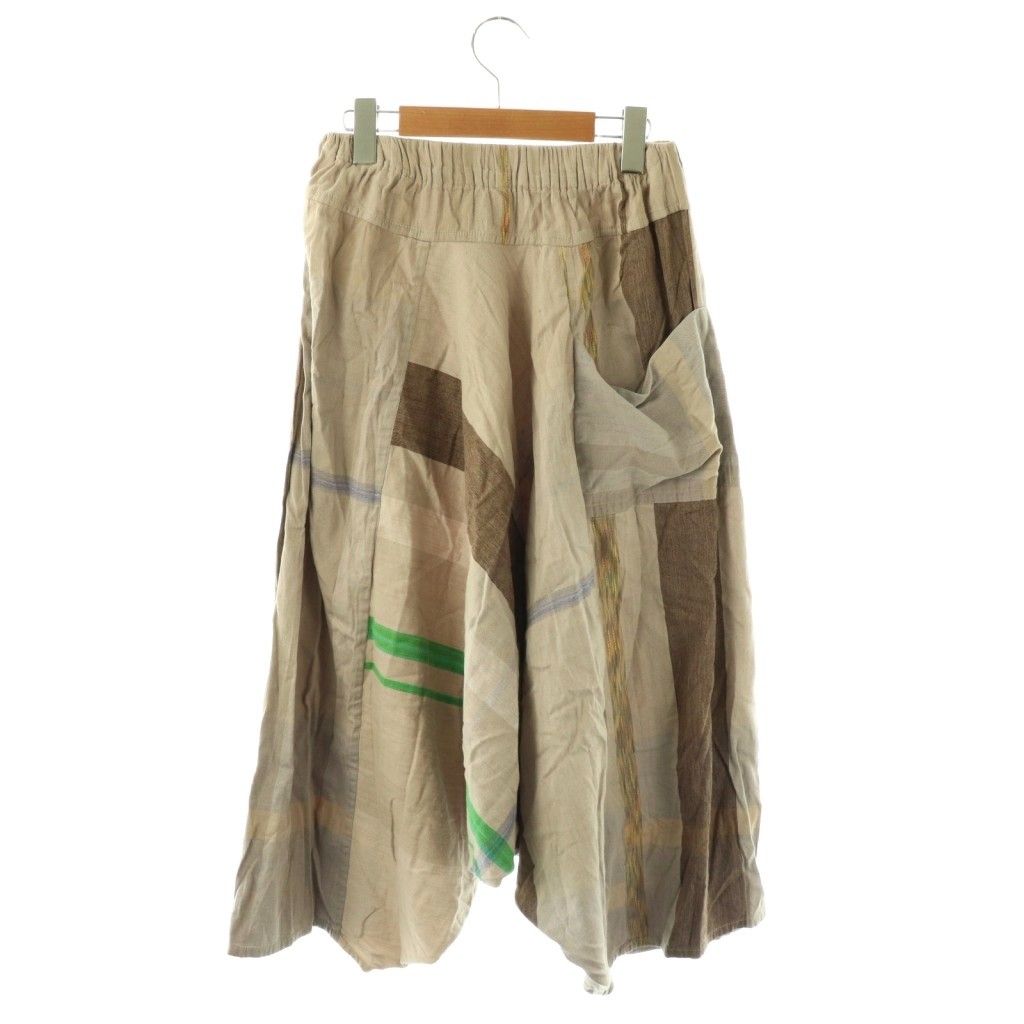 玉木新雌 タマキニイメ tamaki niime サルエルパンツ ベージュ