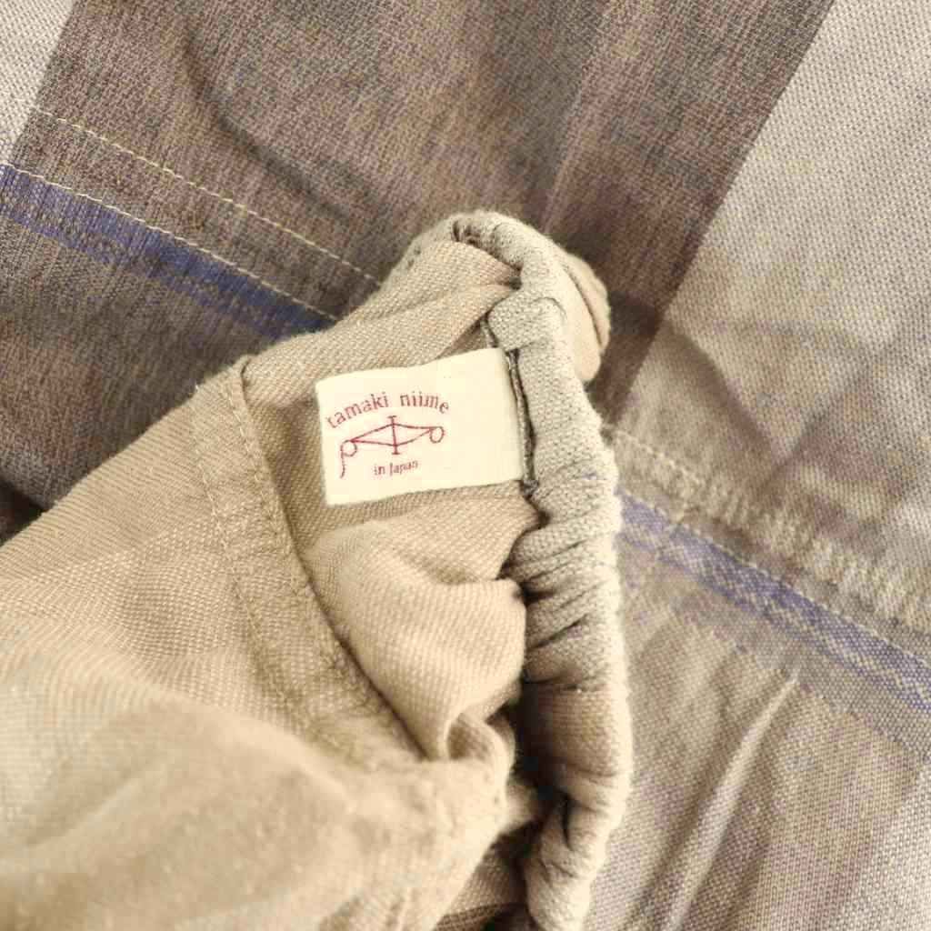 玉木新雌 タマキニイメ tamaki niime サルエルパンツ ベージュ  