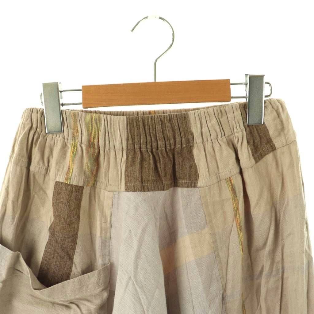 玉木新雌 タマキニイメ tamaki niime サルエルパンツ ベージュ