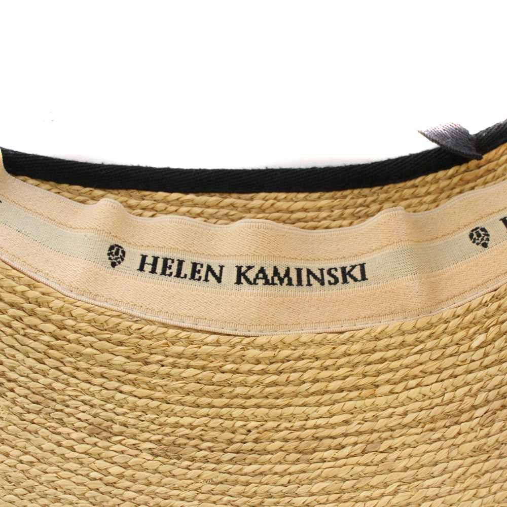 ヘレンカミンスキー HELEN KAMINSKI サンバイザー 麦わら帽子 バイ
