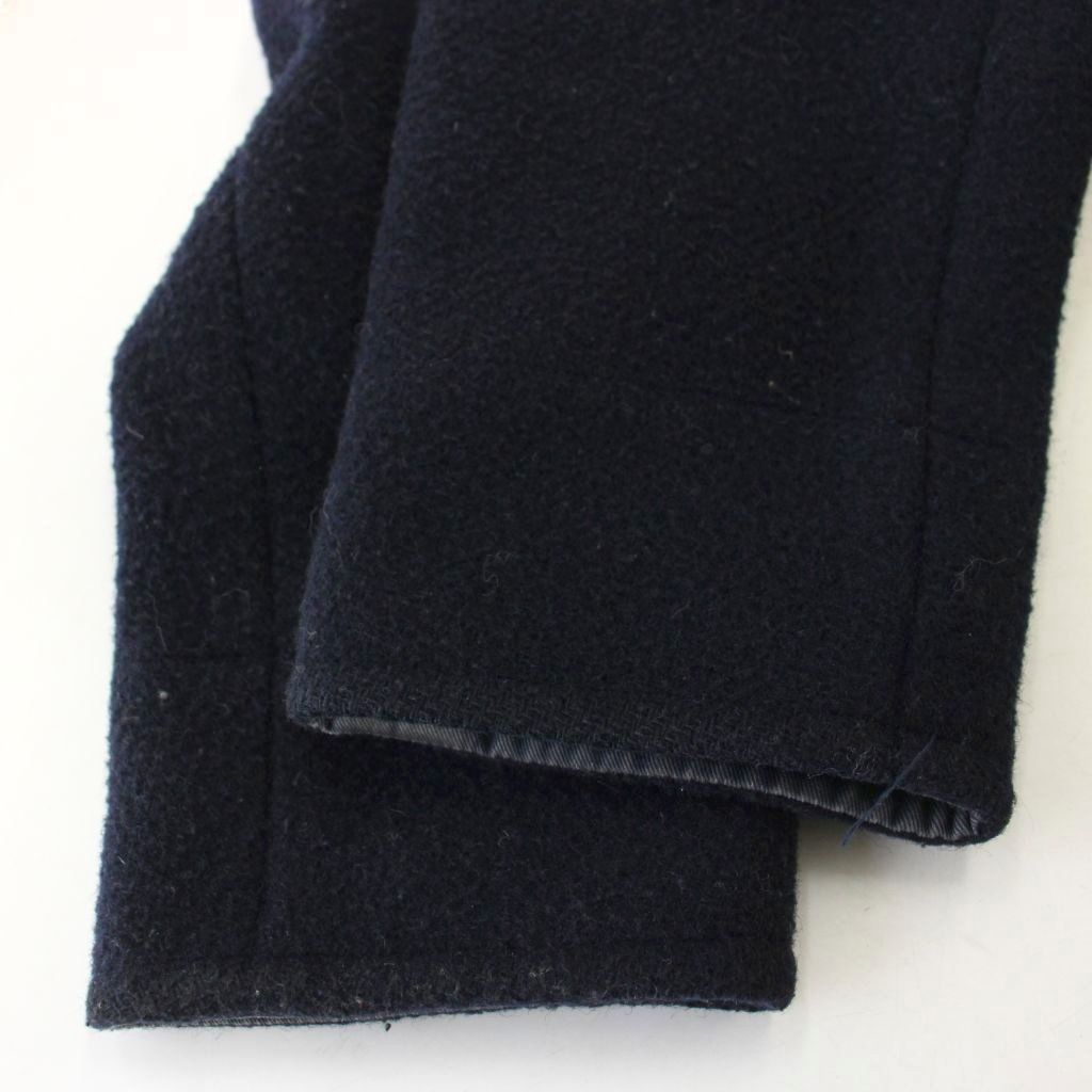 ダントン DANTON ウールモッサ ロングコート ステンカラー 40 ネイビー
