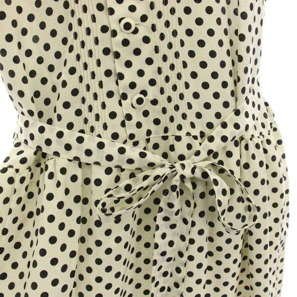 ピンクハウス PINK HOUSE ワンピース ロング 白 ホワイト 黒 ブラック  