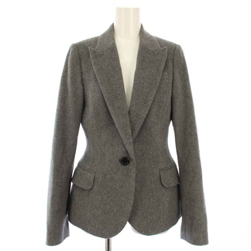 ルシェルブルー LE CIEL BLEU テーラードジャケット ウール ナイロン