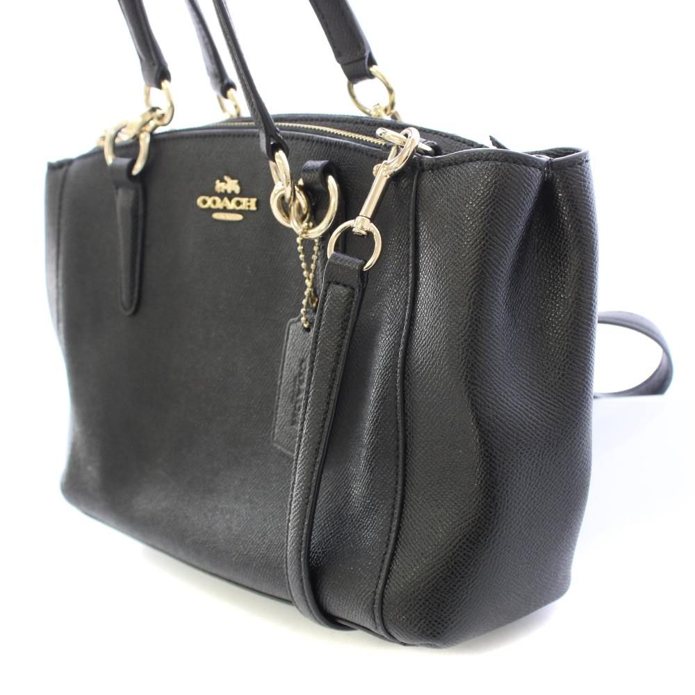 コーチ COACH 2WAY ショルダーバッグ ハンドバッグ レザー ロゴ