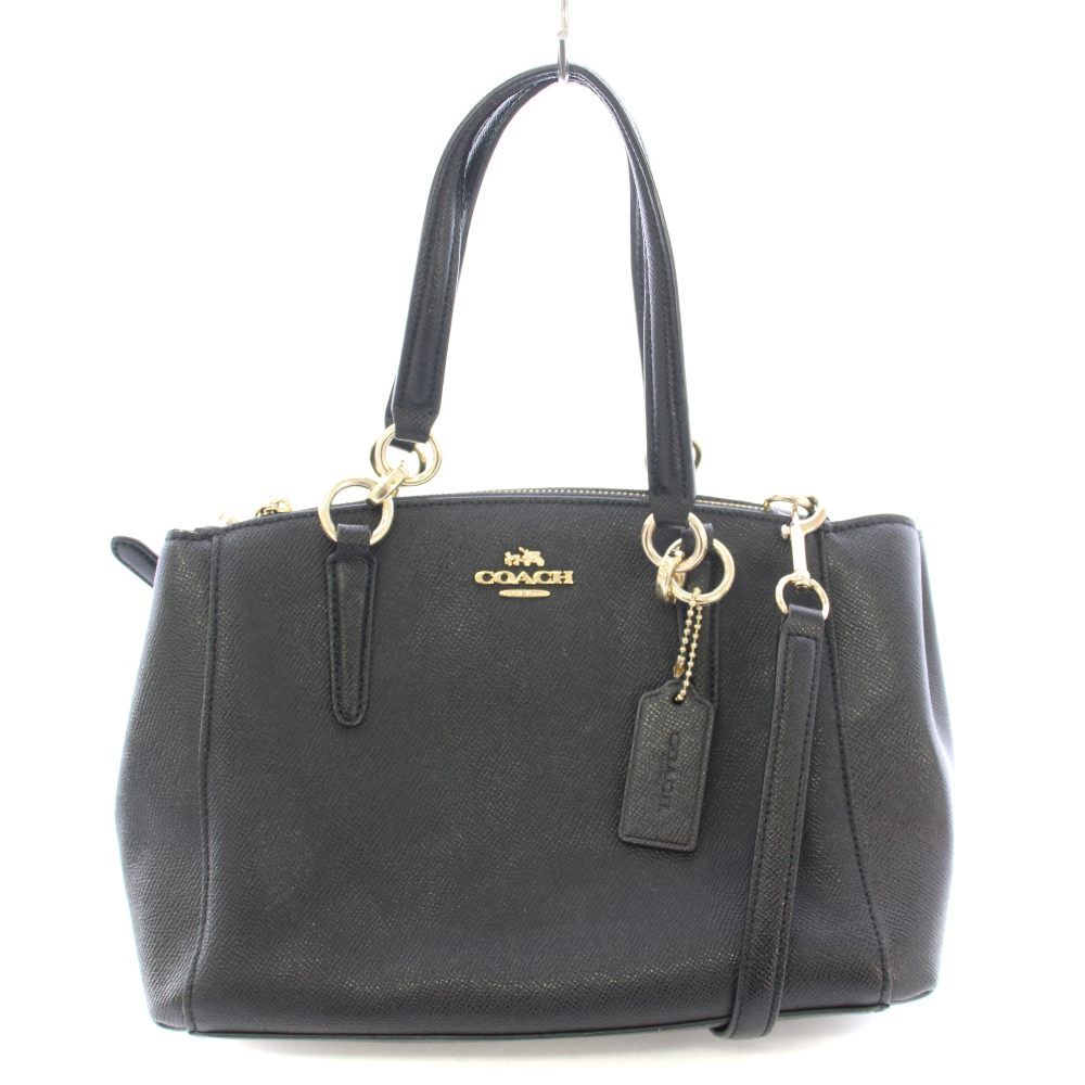 コーチ COACH 2WAY ショルダーバッグ ハンドバッグ レザー ロゴ