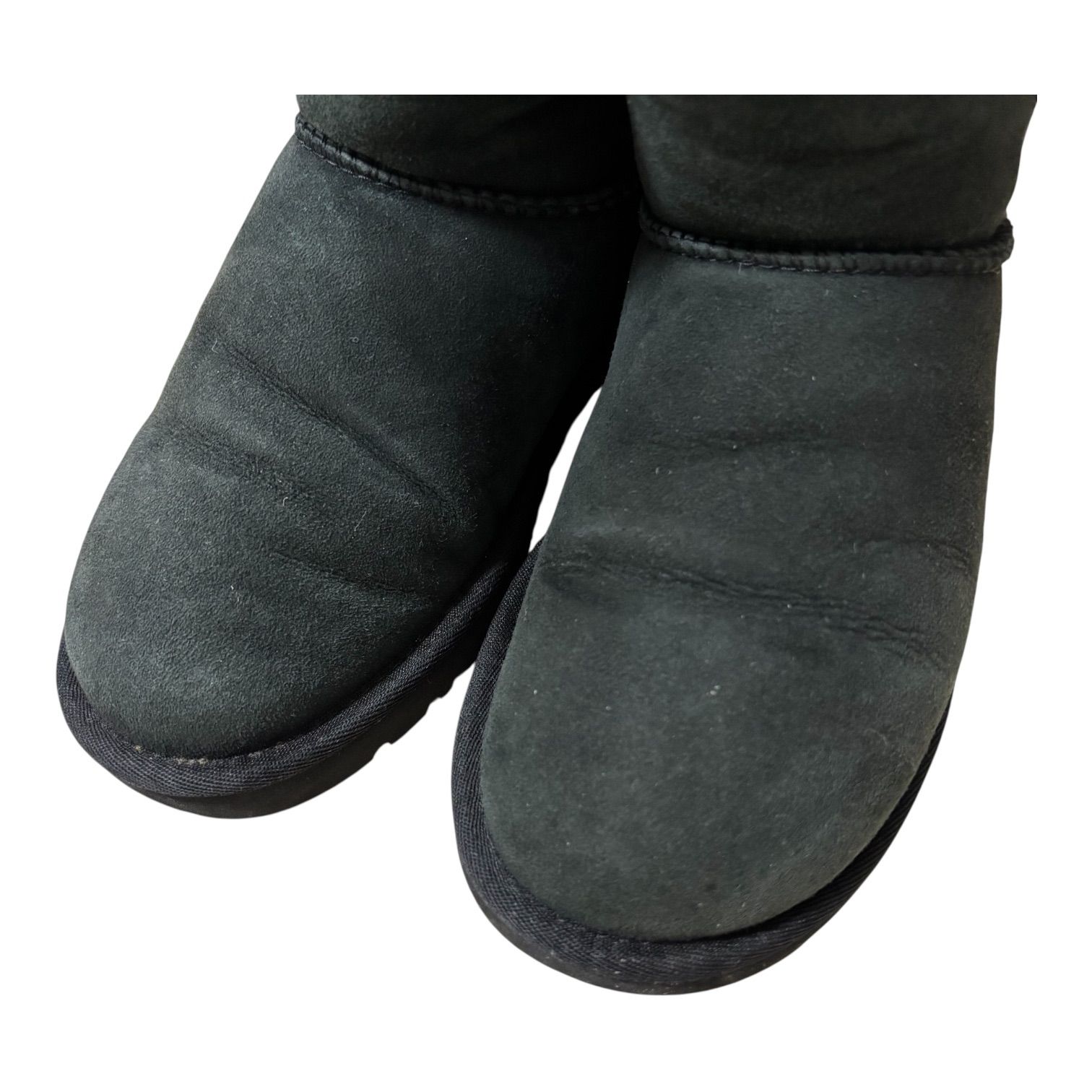 UGG アグ ムートンブーツ ブラック ボタン ショートブーツ レディース