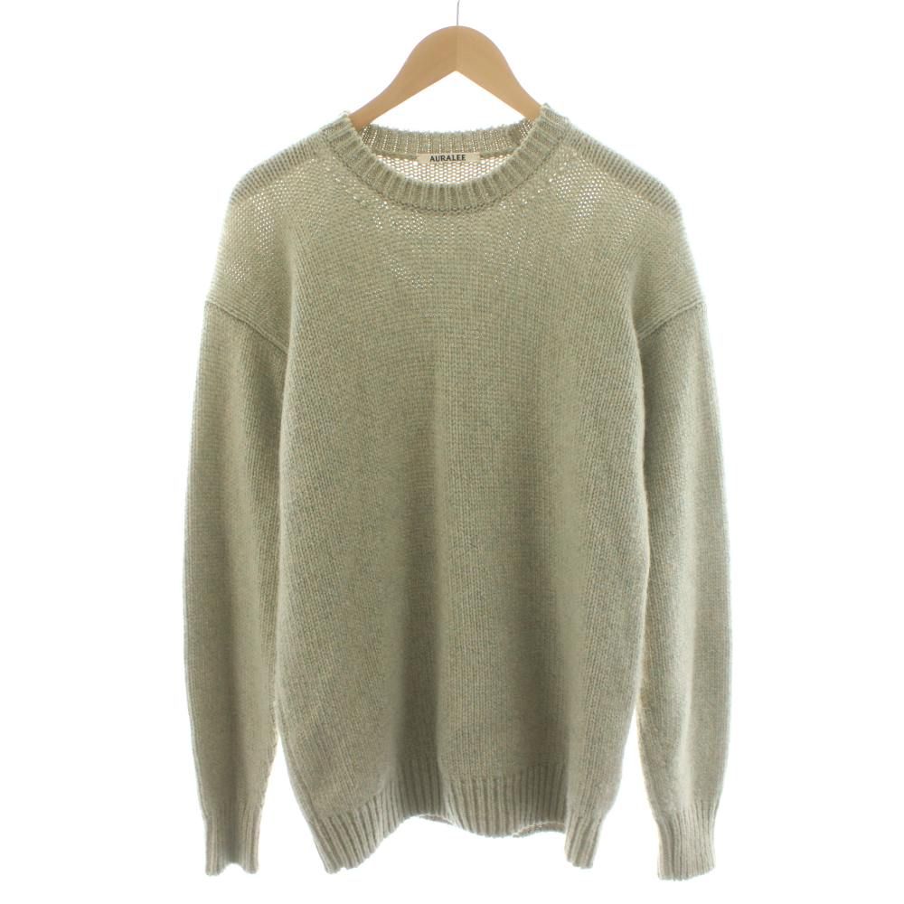 オーラリー AURALEE 20AW CAMEL WOOL MIX KNIT P/O ニット セーター