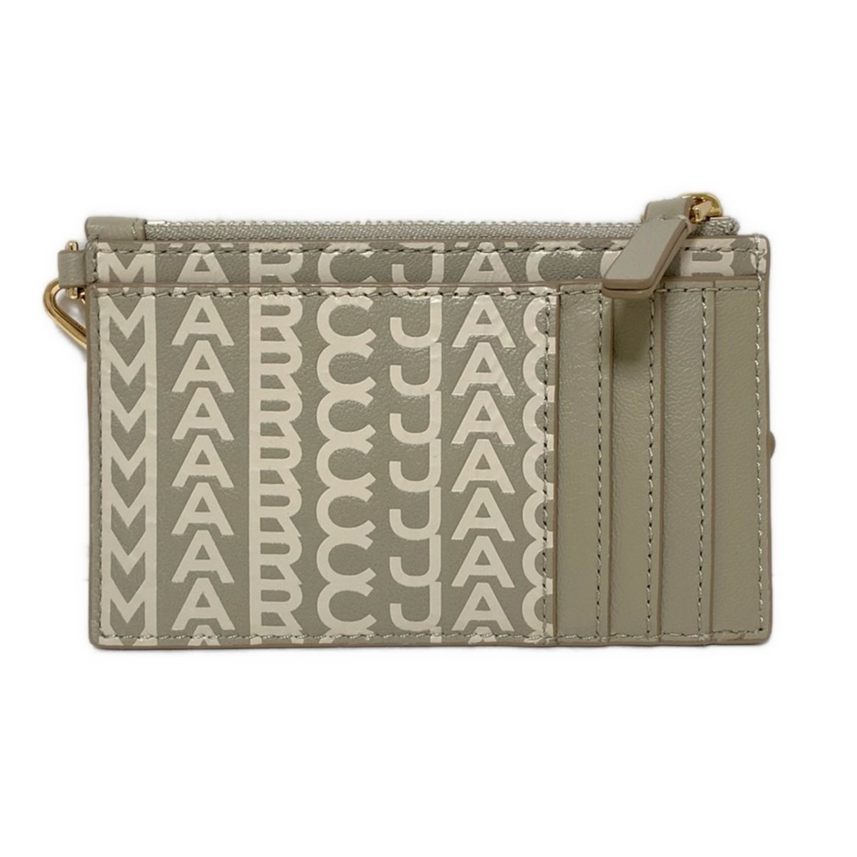 マークジェイコブス コインケース ザ トップ ジップ リストレット ウォレット S153L03FA22 グレーベージュ×ライトベージュ レザー -  メルカリ