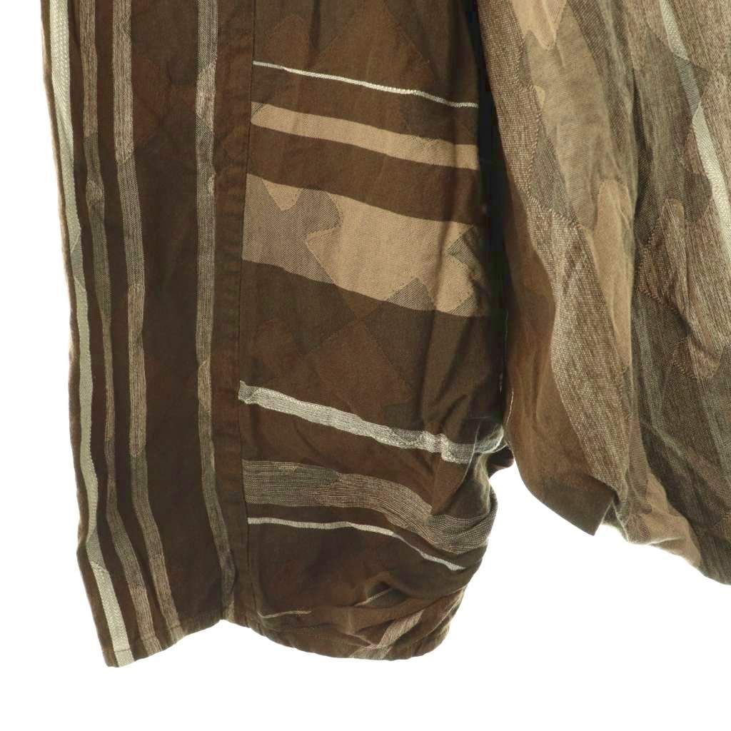 玉木新雌 タマキニイメ tamaki niime サルエルパンツ ブラウン /ES